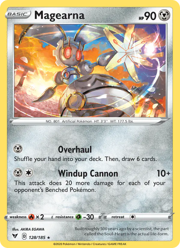 Carta Magearna 128/185 de Vivid Voltage