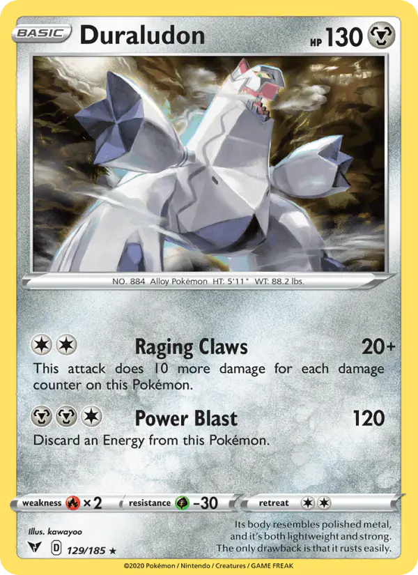 Carta Duraludon 129/185 de Vivid Voltage