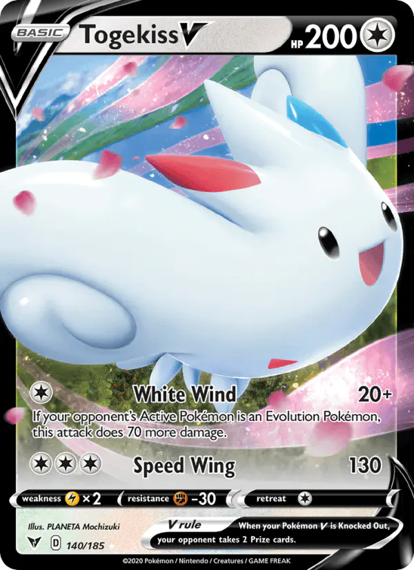Carta Togekiss V 140/185 de Vivid Voltage