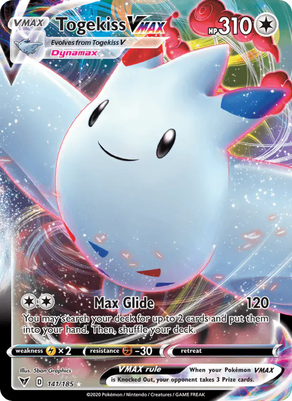 Carta Togekiss VMAX 141/185 de Vivid Voltage