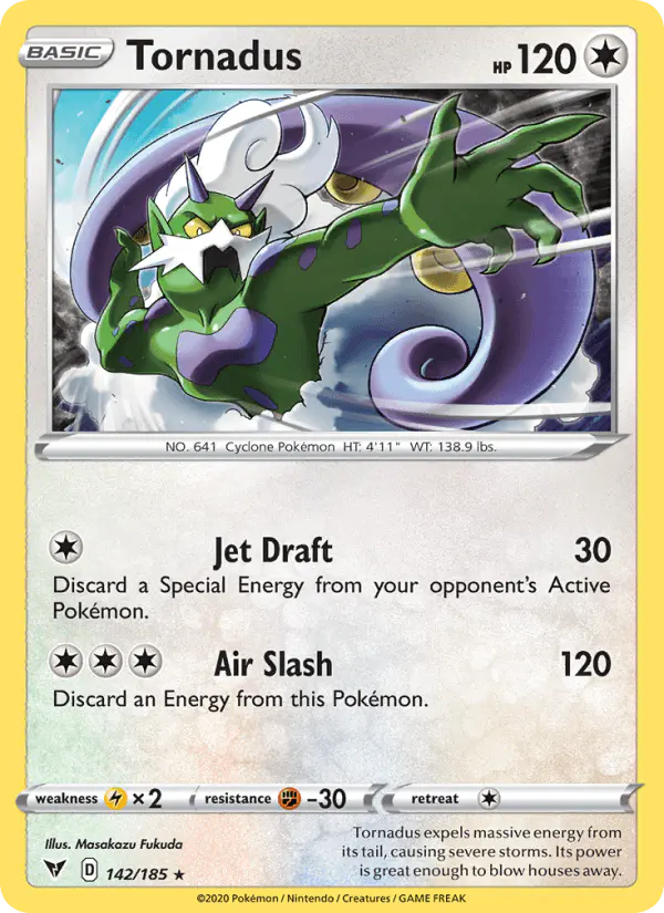 Carta Tornadus 142/185 de Vivid Voltage