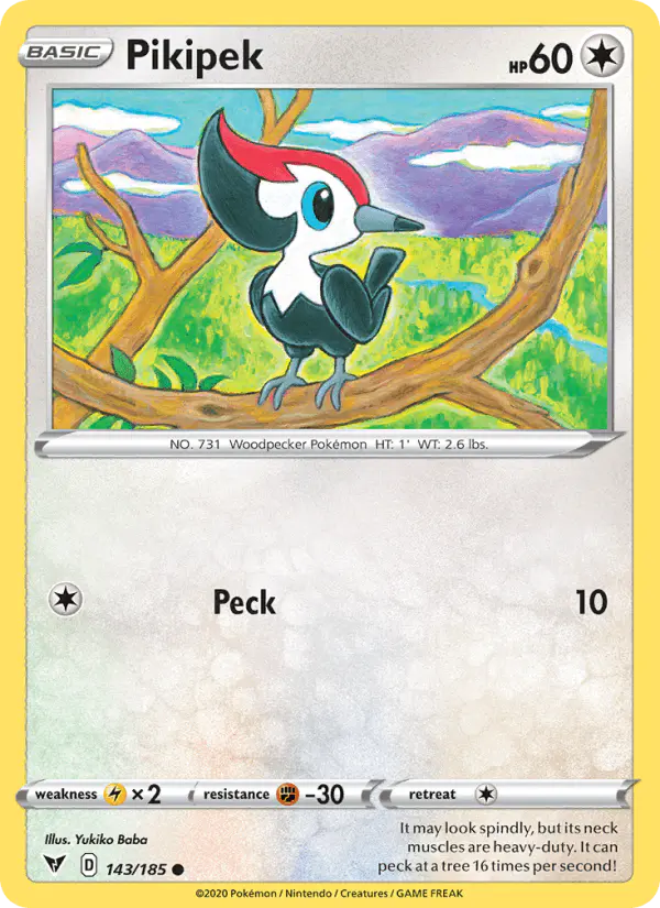 Carta Pikipek 143/185 de Vivid Voltage