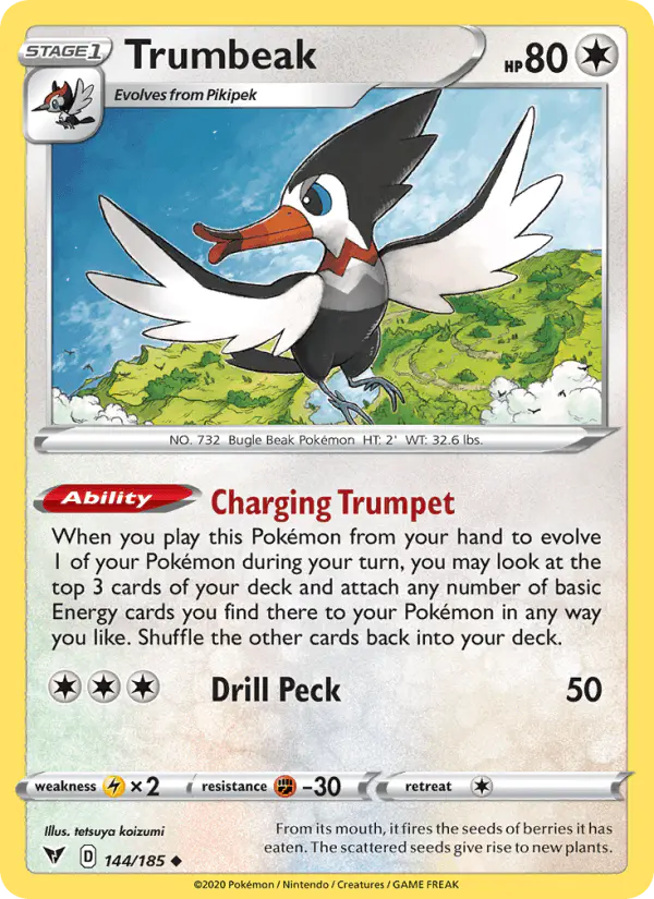 Carta Trumbeak 144/185 de Vivid Voltage
