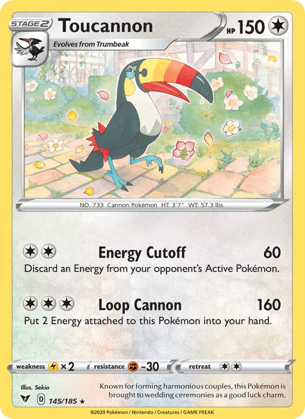Carta Toucannon 145/185 de Vivid Voltage