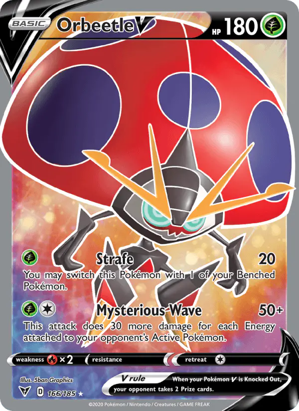 Carta Orbeetle V 166/185 de Vivid Voltage