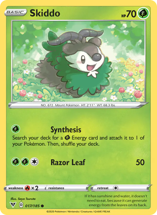 Carta Skiddo 017/185 de Vivid Voltage