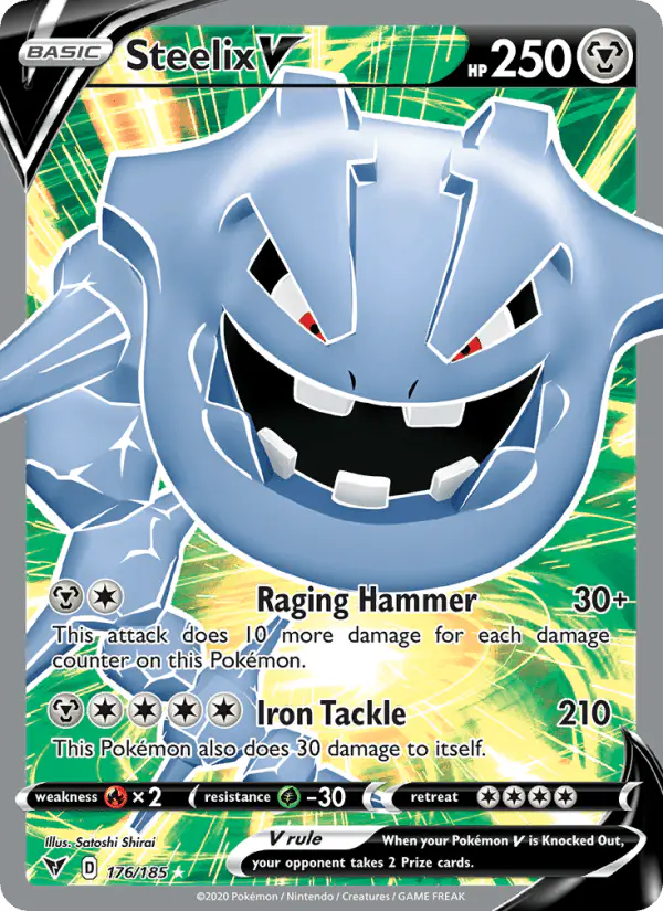 Carta Steelix V 176/185 de Vivid Voltage