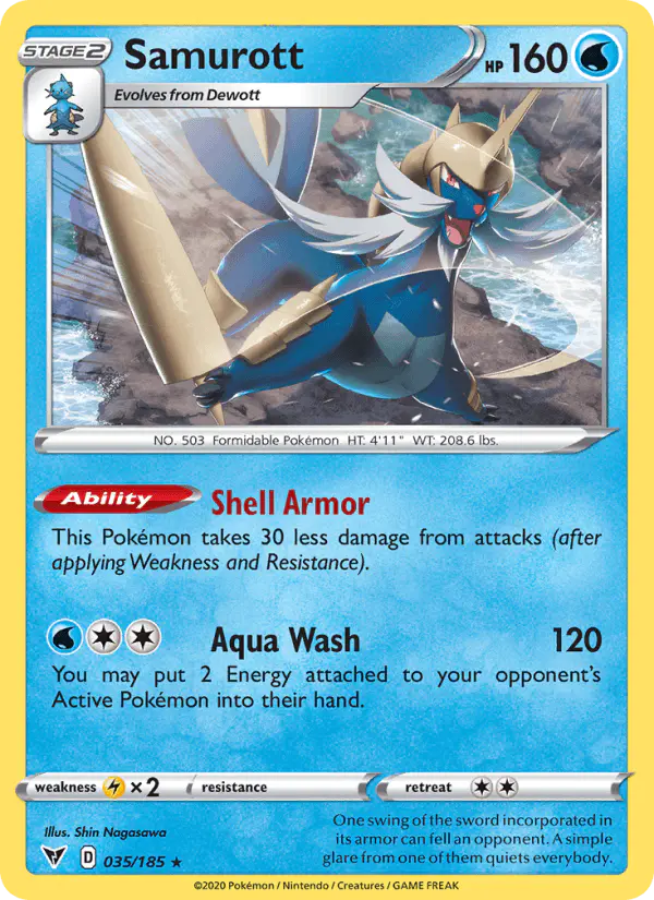 Carta Samurott 035/185 de Vivid Voltage