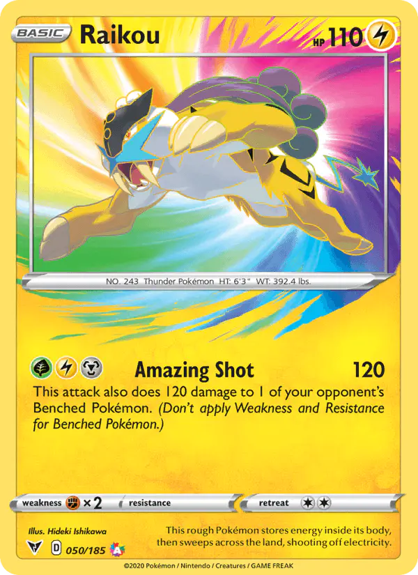Carta Raikou 050/185 de Vivid Voltage