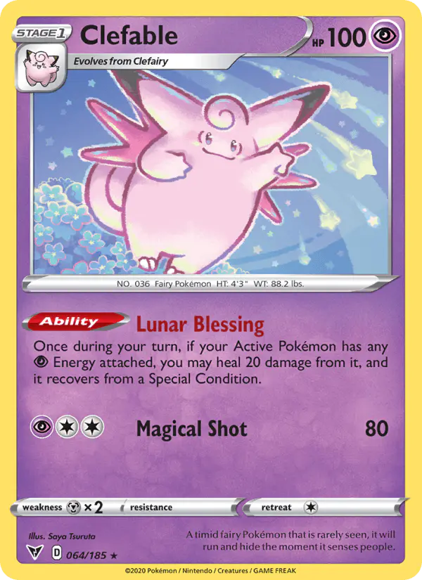 Carta Clefable 064/185 de Vivid Voltage
