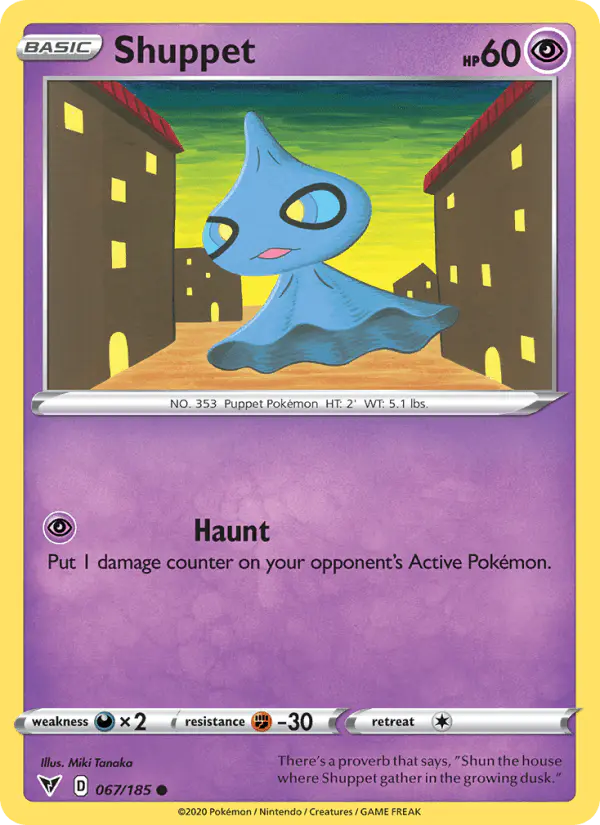 Carta Shuppet 067/185 de Vivid Voltage