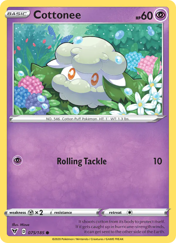 Carta Cottonee 075/185 de Vivid Voltage