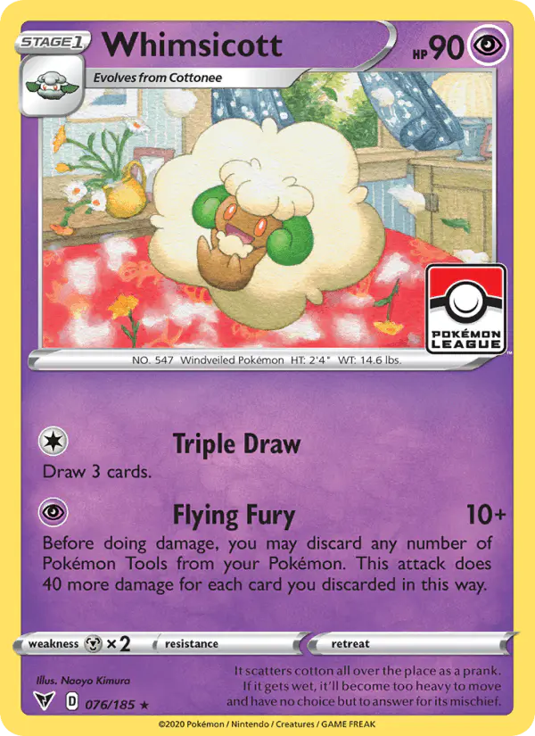 Carta Whimsicott 076/185 de Vivid Voltage