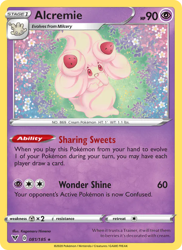 Carta Alcremie 081/185 de Vivid Voltage