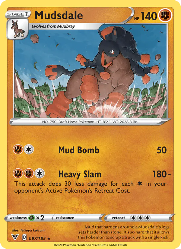 Carta Mudsdale 097/185 de Vivid Voltage