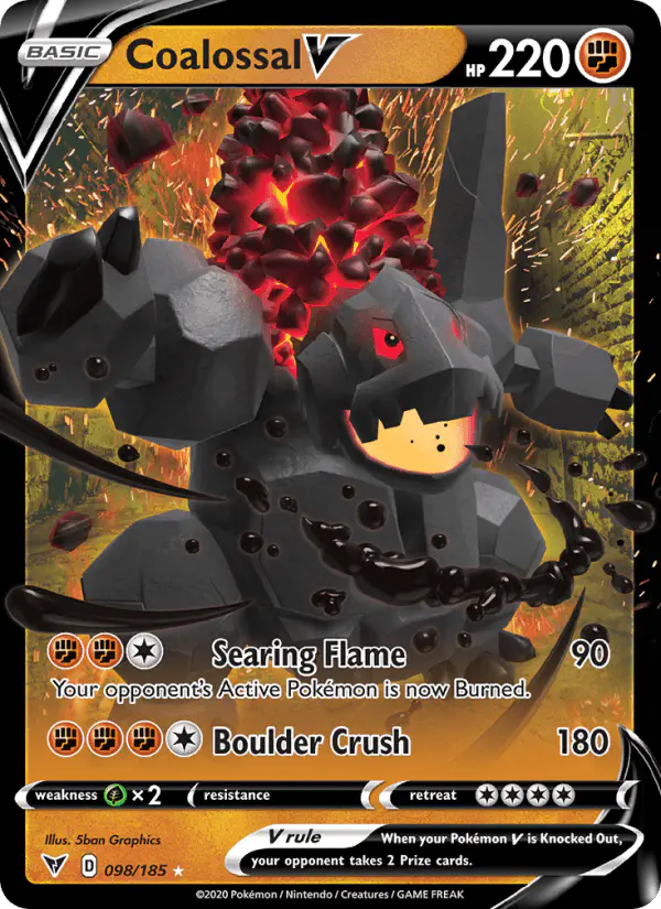 Carta Coalossal V 098/185 de Vivid Voltage