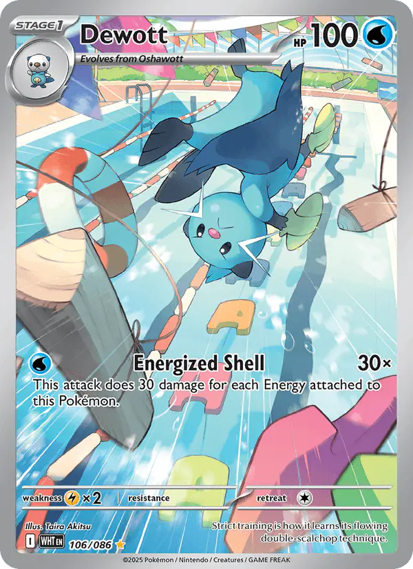 Carta Dewott 106/086 de White Flare