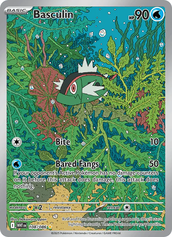 Carta Basculin 108/086 de White Flare