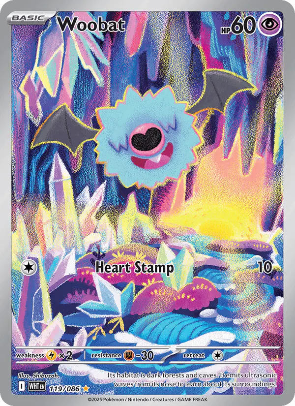 Carta Woobat 119/086 de White Flare