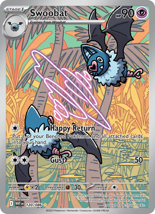 Carta Swoobat 120/086 de White Flare