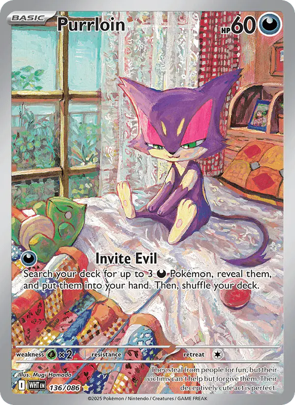 Carta Purrloin 136/086 de White Flare