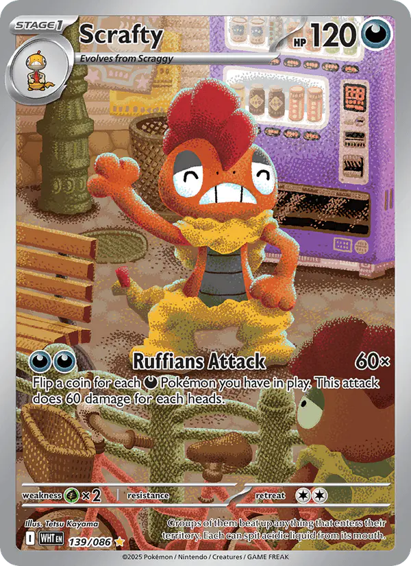 Carta Scrafty 139/086 de White Flare