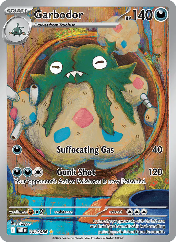 Carta Garbodor 141/086 de White Flare