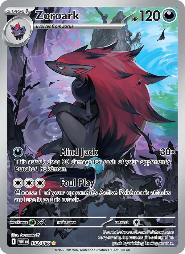 Carta Zoroark 143/086 de White Flare