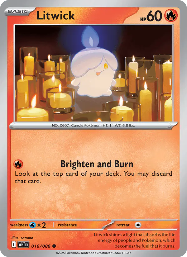 Carta Litwick 016/086 de White Flare