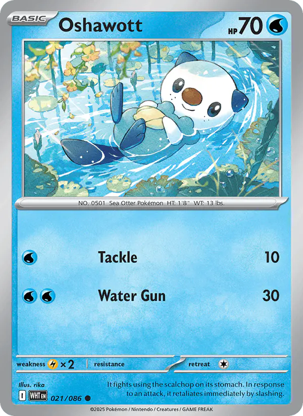 Carta Oshawott 021/086 de White Flare