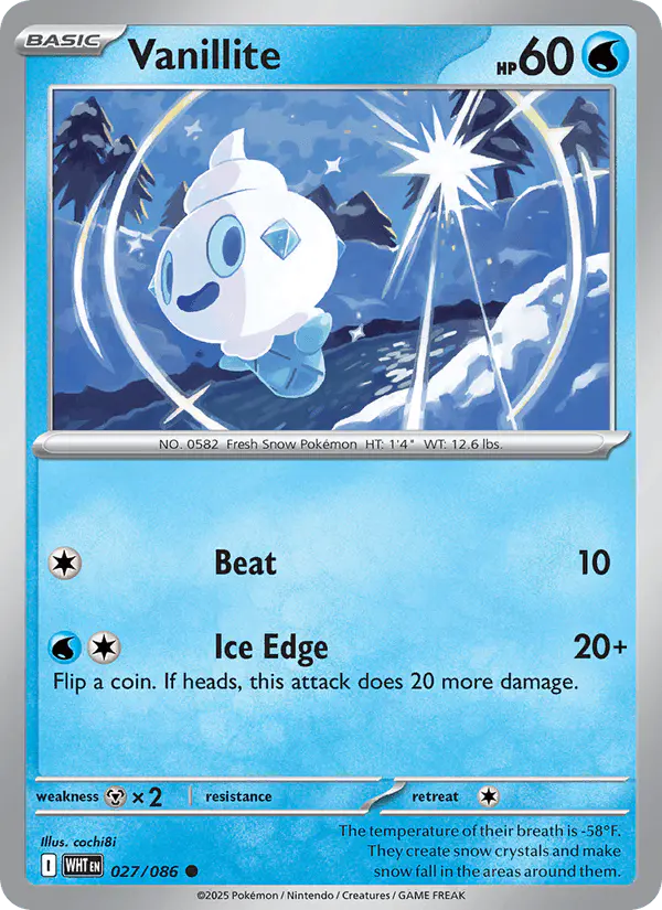 Carta Vanillite 027/086 de White Flare