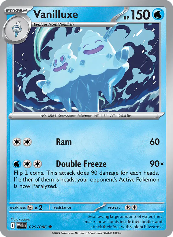 Carta Vanilluxe 029/086 de White Flare
