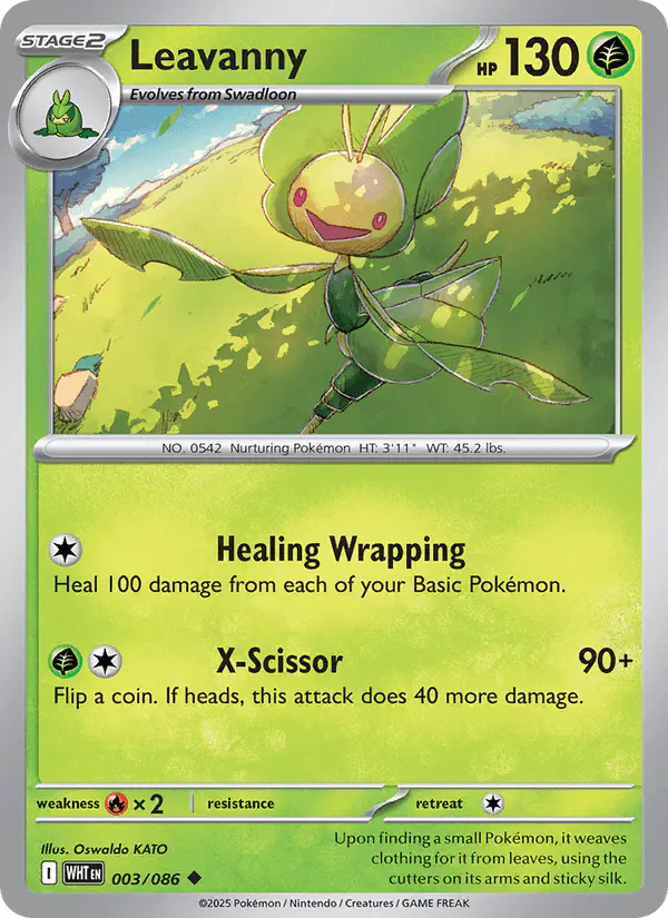 Carta Leavanny 003/086 de White Flare