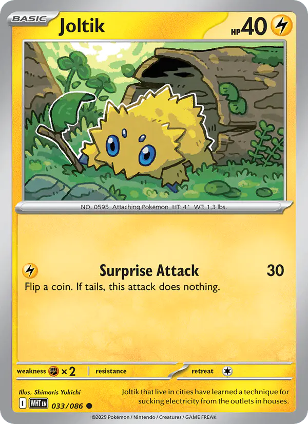 Carta Joltik 033/086 de White Flare