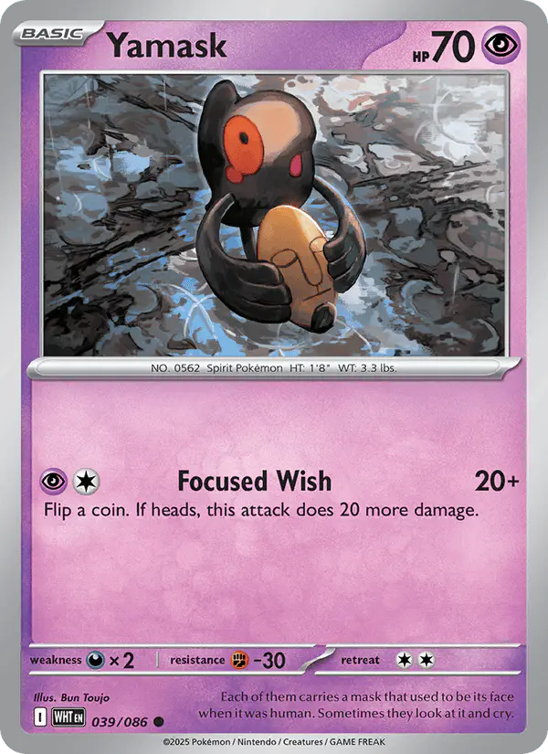 Carta Yamask 039/086 de White Flare