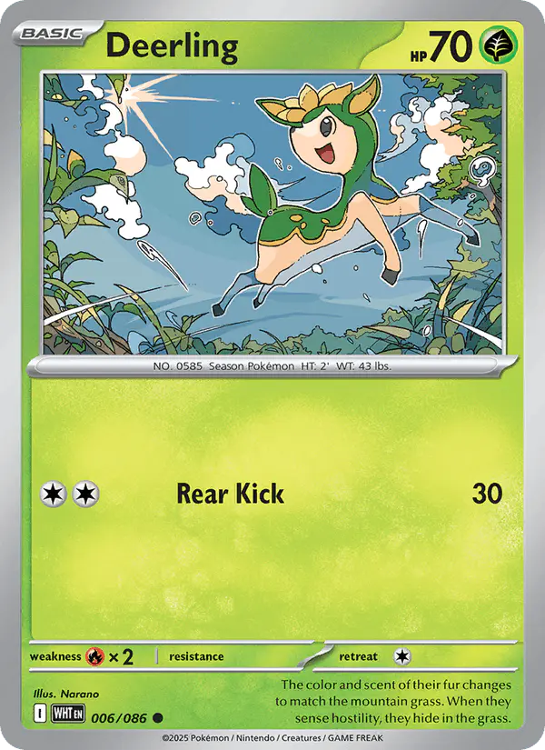 Carta Deerling 006/086 de White Flare