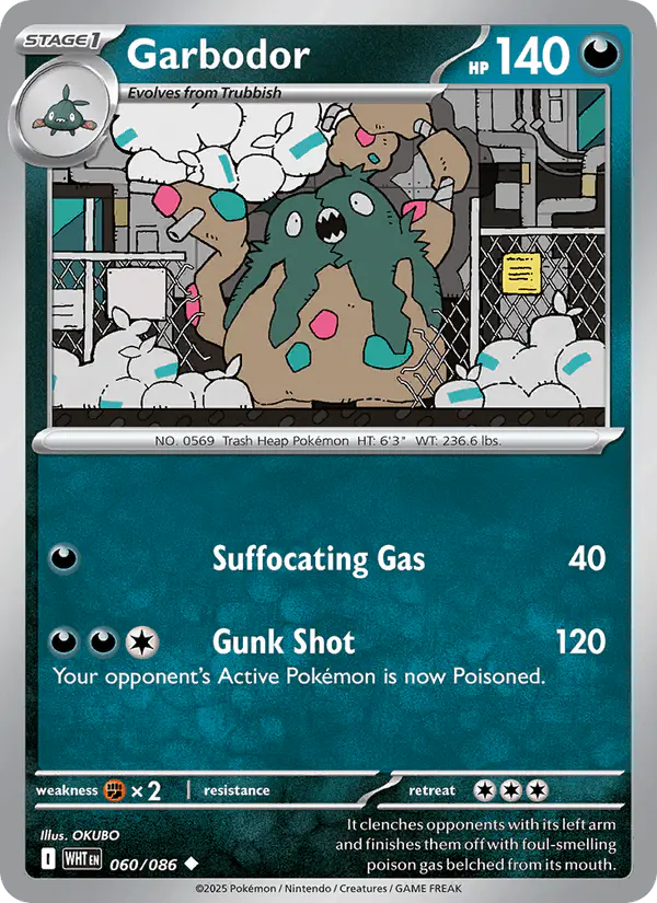Carta Garbodor 060/086 de White Flare