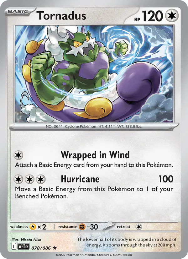 Carta Tornadus 078/086 de White Flare