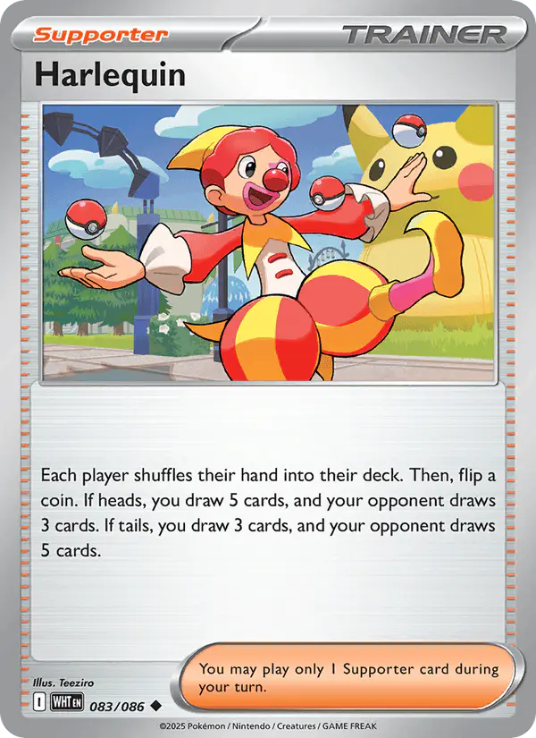 Carta Harlequin 083/086 de White Flare