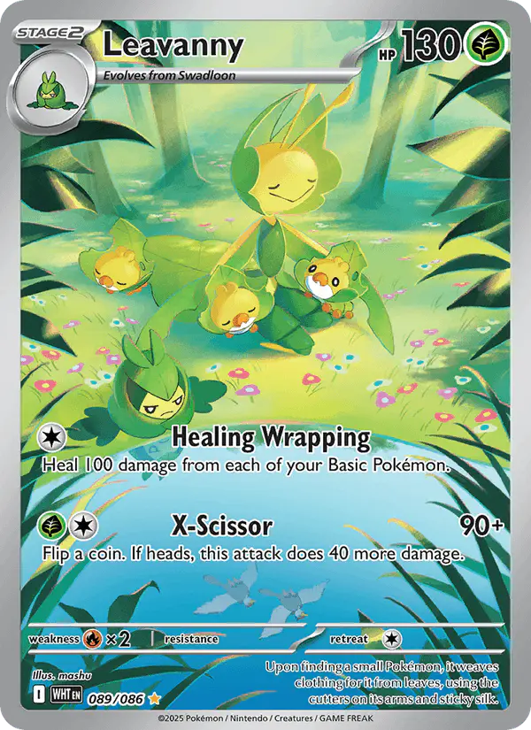 Carta Leavanny 089/086 de White Flare