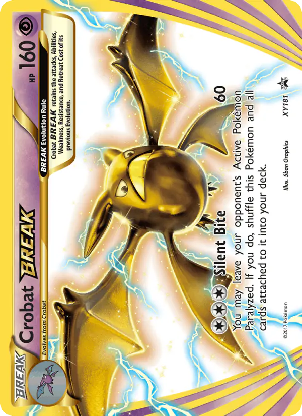 Carta Crobat BREAK XY181 de XY Black Star Promos