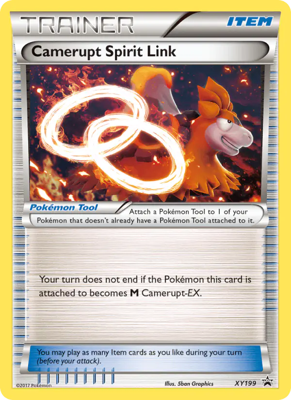 Carta Camerupt Spirit Link XY199 de XY Black Star Promos