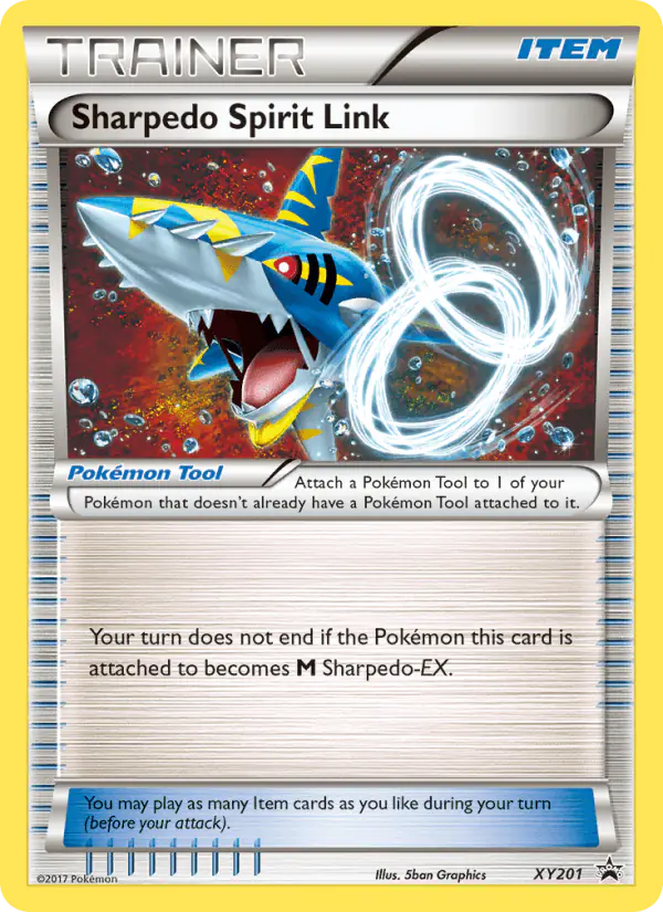 Carta Sharpedo Spirit Link XY201 de XY Black Star Promos