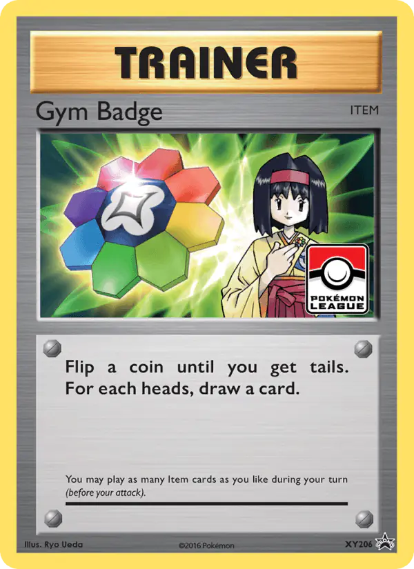 Carta Gym Badge XY206 de XY Black Star Promos