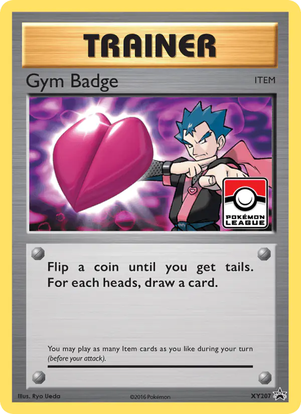 Carta Gym Badge XY207 de XY Black Star Promos