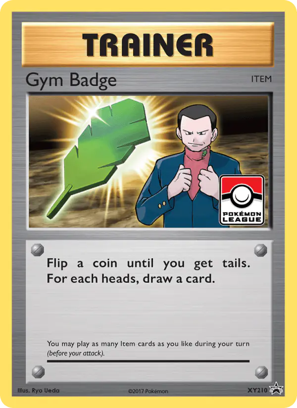 Carta Gym Badge XY210 de XY Black Star Promos