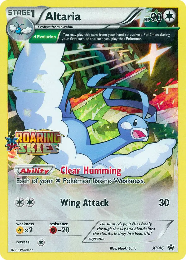 Carta Altaria XY46 de XY Black Star Promos