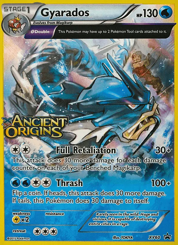 Carta Gyarados XY60 de XY Black Star Promos