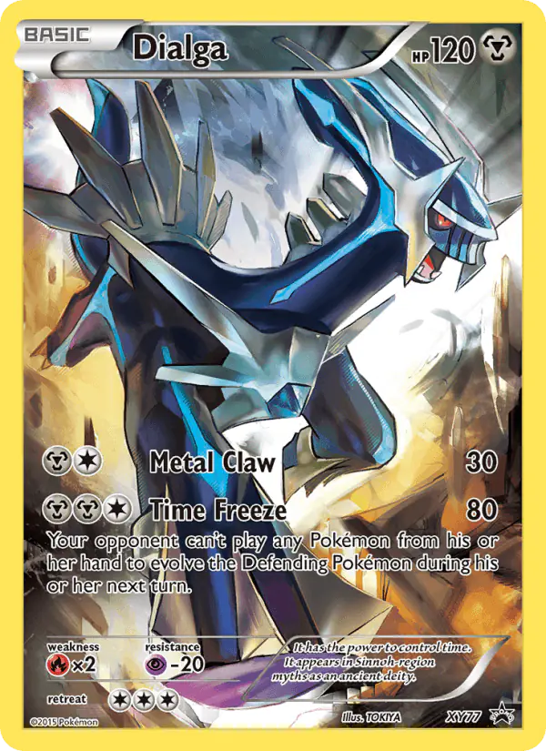 Carta Dialga XY77 de XY Black Star Promos
