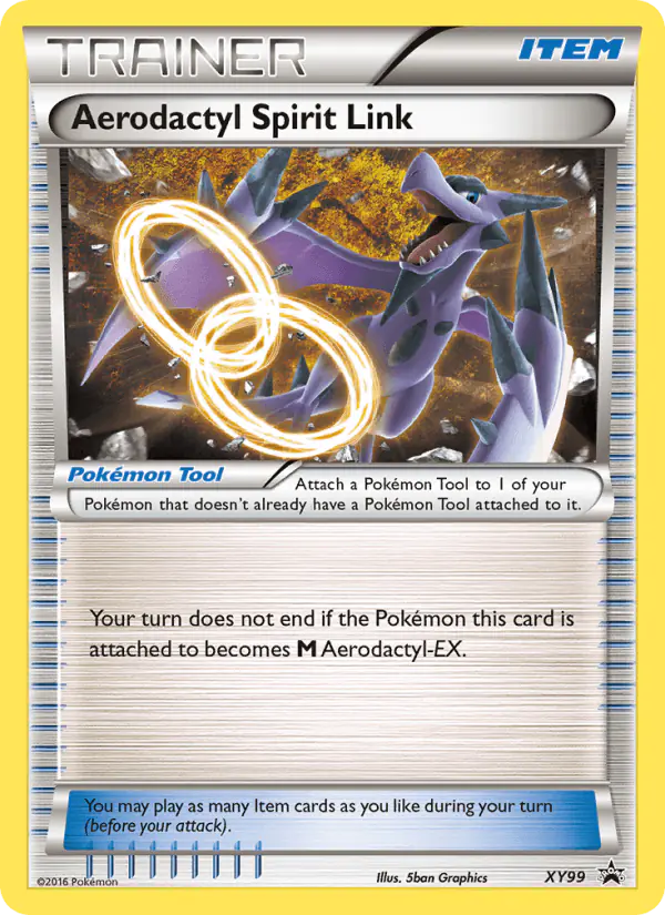 Carta Aerodactyl Spirit Link XY99 de XY Black Star Promos